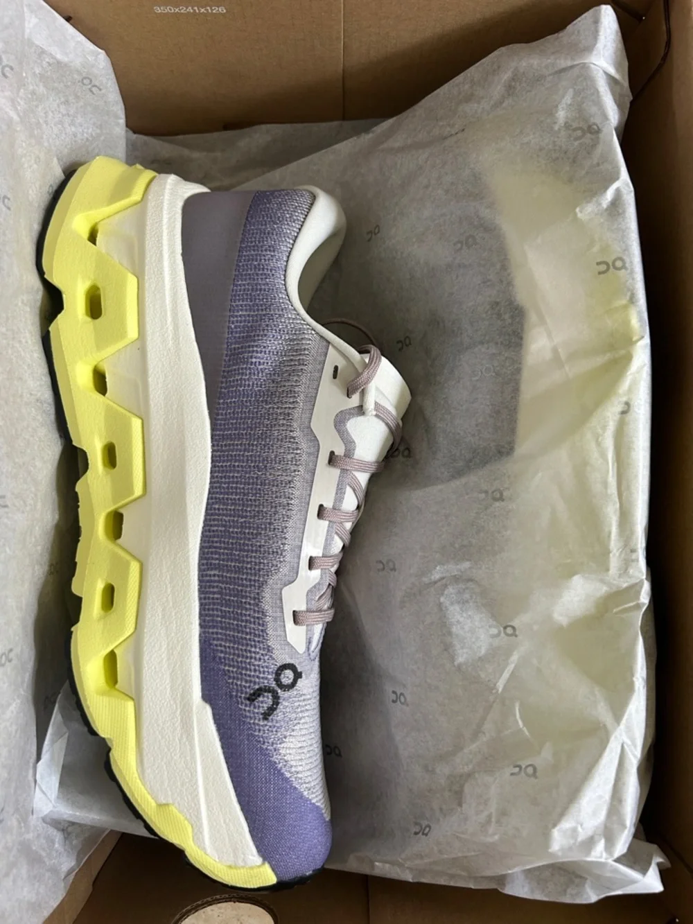 NIB! On Cloudmonster 3 Hyper Lily/Limelight - Picture 8 of 11